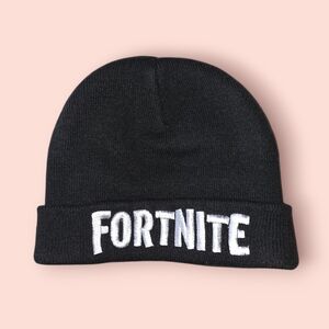 Black Fortnite Beanie